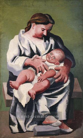 Maternite Mere et enfant 1921 Kubisten Ölgemälde